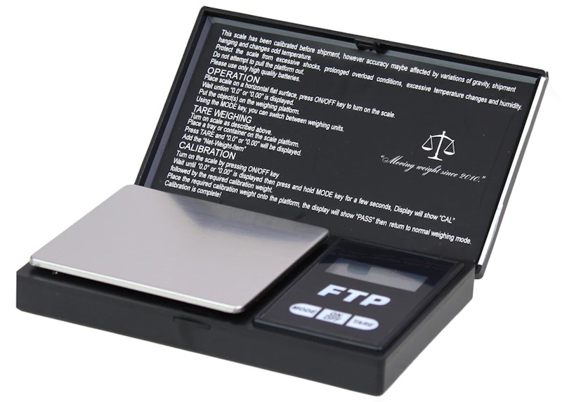 FTP Logo Digital Scale Zwart