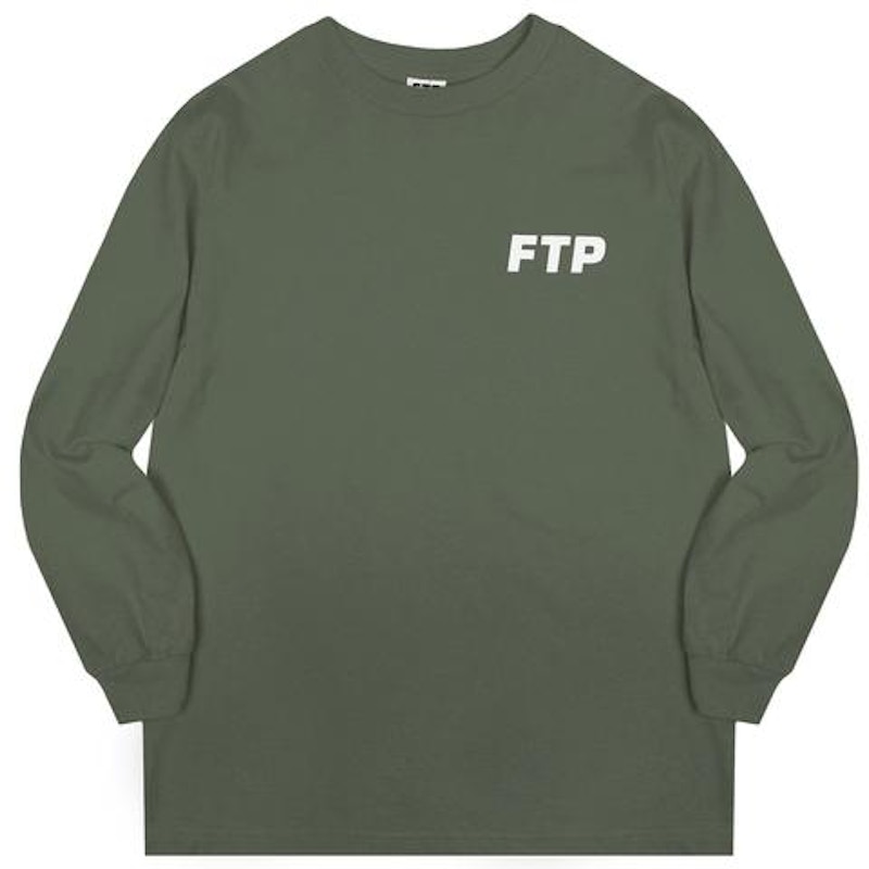 FTP Logo L/ Tee Olijf