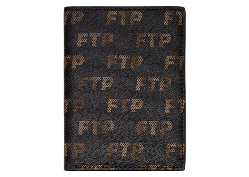 FTP Logo Repete Passport Holder Bruin