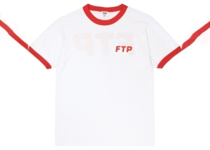 FTP Logo Ringer Tee Rood
