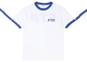 FTP Logo Ringer Tee Royal Blauw