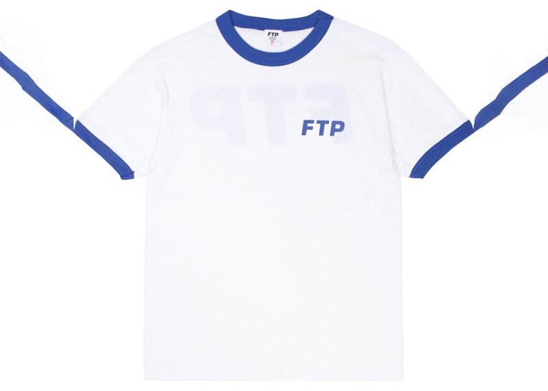 FTP Logo Ringer Tee Royal Blauw