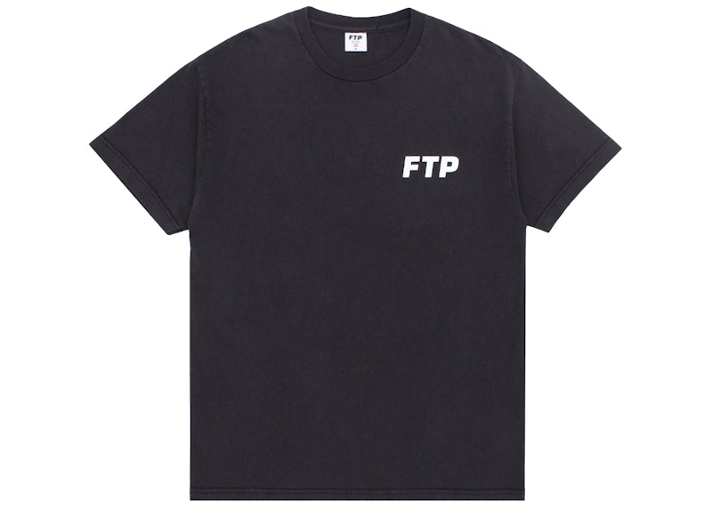 FTP Overdyed Logo Tee Zwart