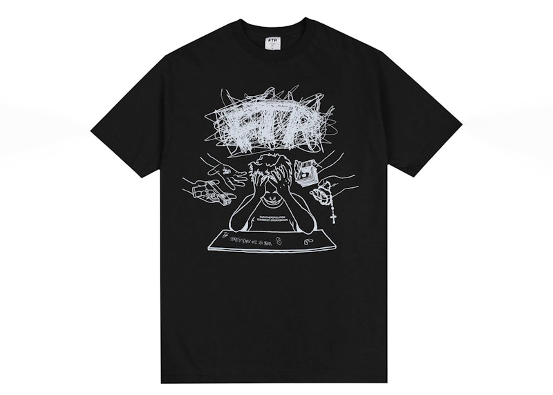 FTP Peer Pressure Tee Zwart