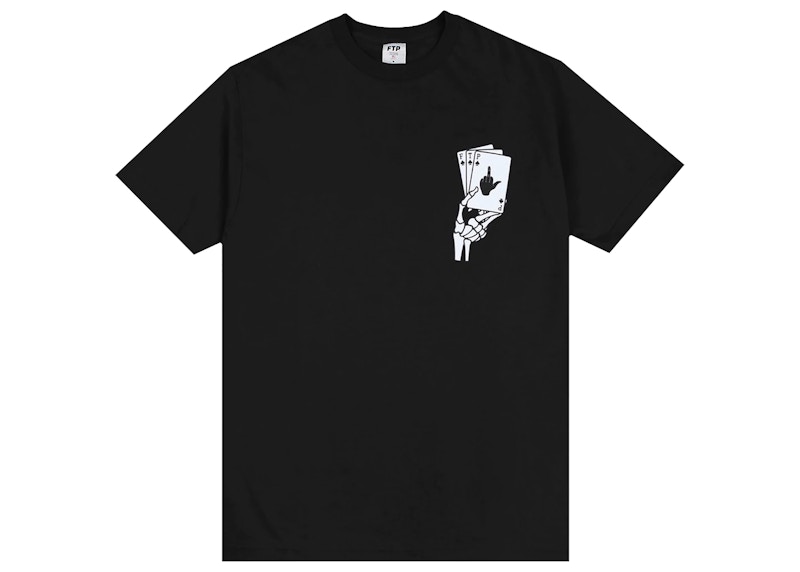 FTP Poker Tee Zwart