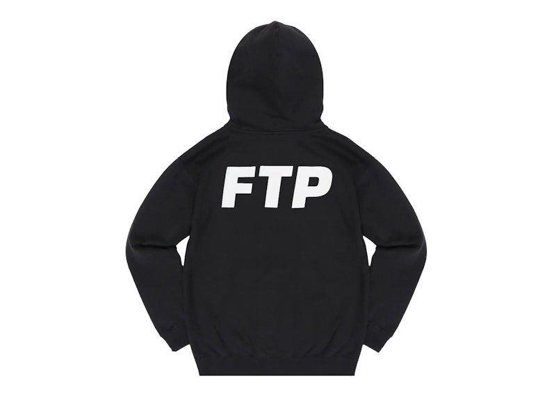 FTP Puff Print Logo Pullover Zwart
