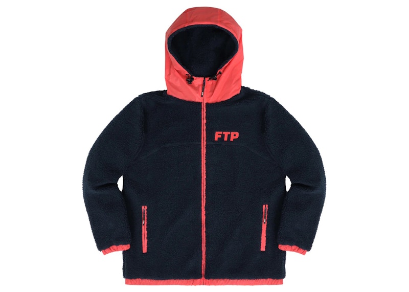 FTP Reflective Polar Fleece Jacket Blauw