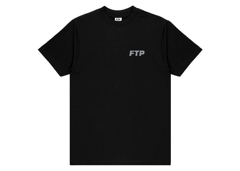 FTP Rhinestone Logo Tee Zwart