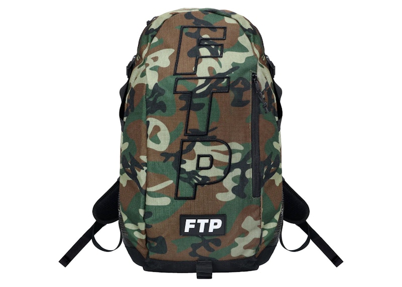 FTP Ripstop Backpack Woodland Camo Aop