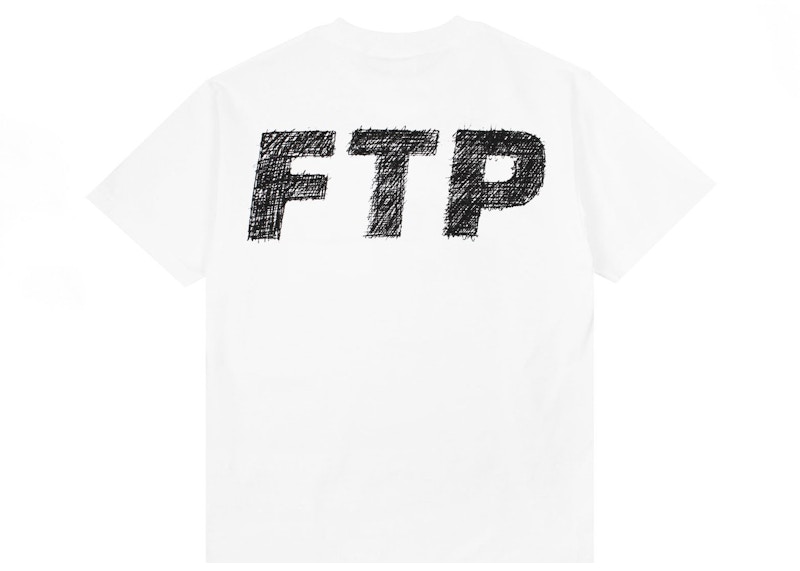 FTP Scribble Logo Tee Wit