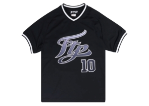 FTP Script Pullover Baseball Jersey Zwart