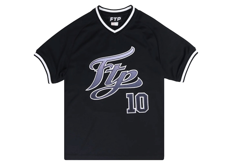 FTP Script Pullover Baseball Jersey Zwart