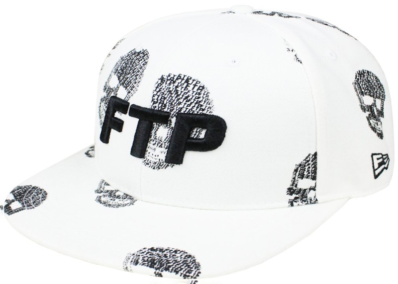 FTP Skull Fitted Hat Wit