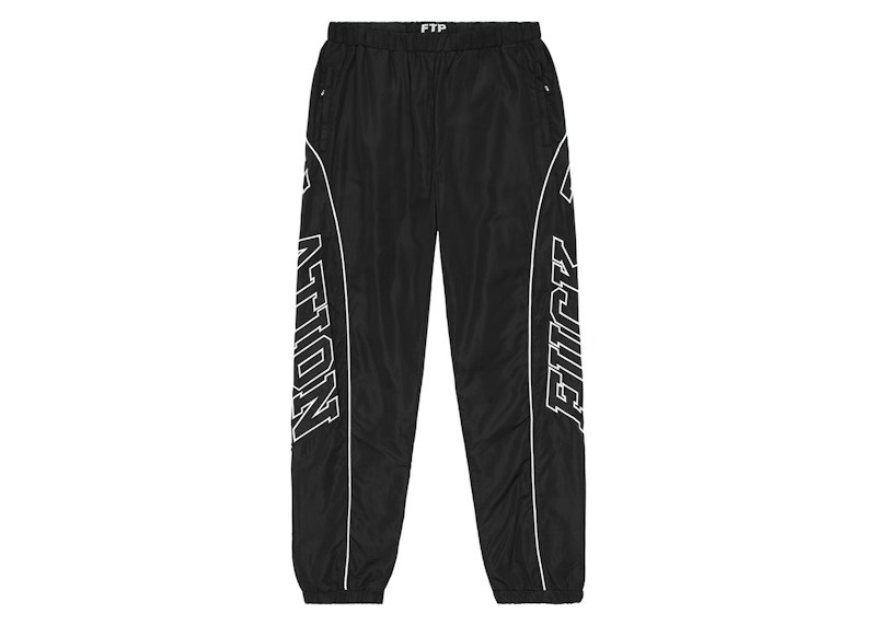 FTP Spell Out Track Pant Zwart