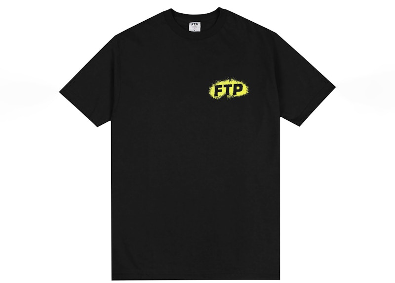 FTP Splatter Logo Tee Zwart