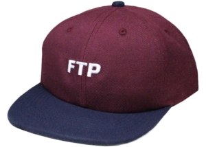 FTP Two Tone Logo 6-Panel Maroon