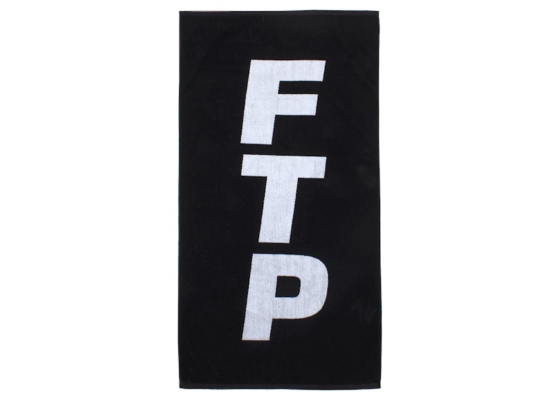 FTP Vertical Logo Towel Zwart