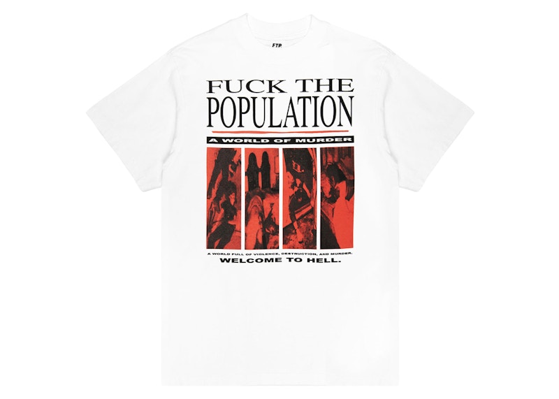 FTP World Of Murder Tee Wit