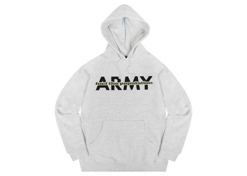 FTP x FUCT Army Pullover Heather Grijs