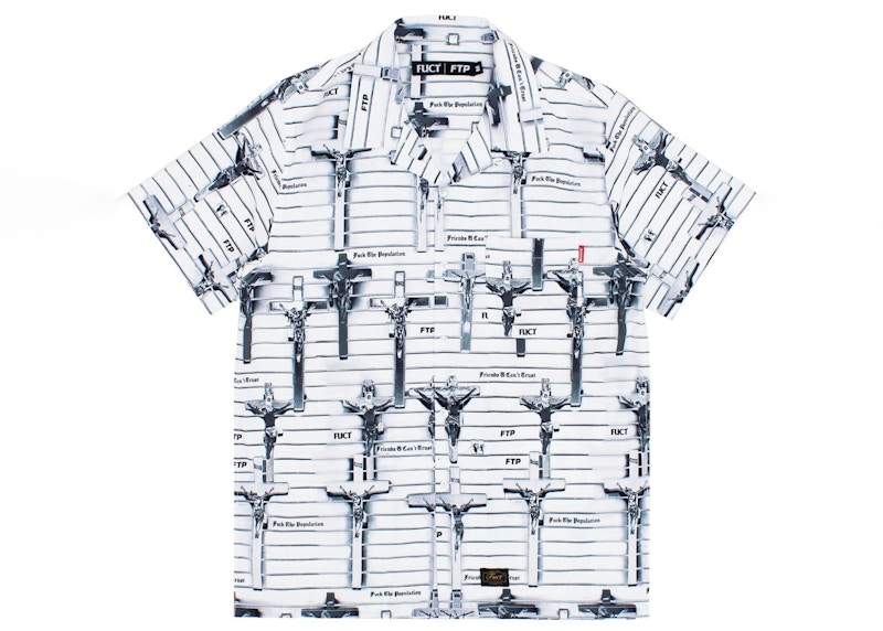 FTP x FUCT Cross Button Up Shirt Multi Multicolor