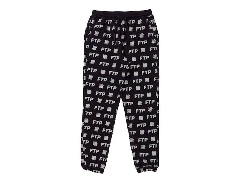 FTP x Undefeated All Over Sweatpant Zwart