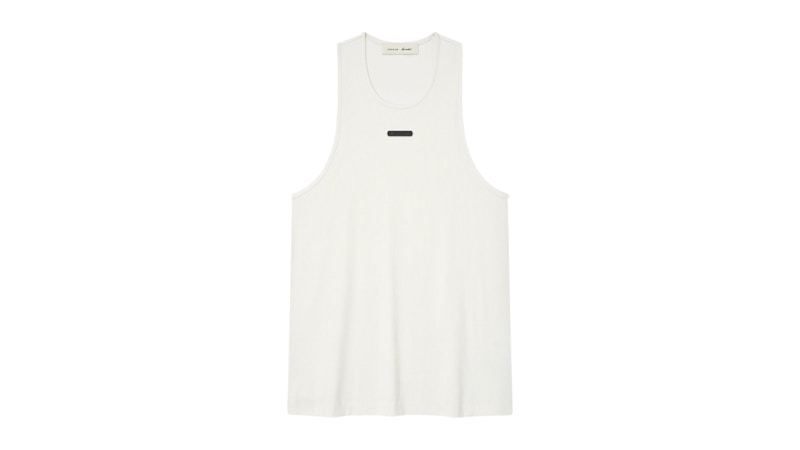 Fear of God Essentials Rib Tank Ivory Wit