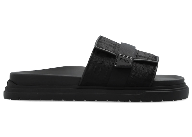 Fendi Chunky Slide Zwart