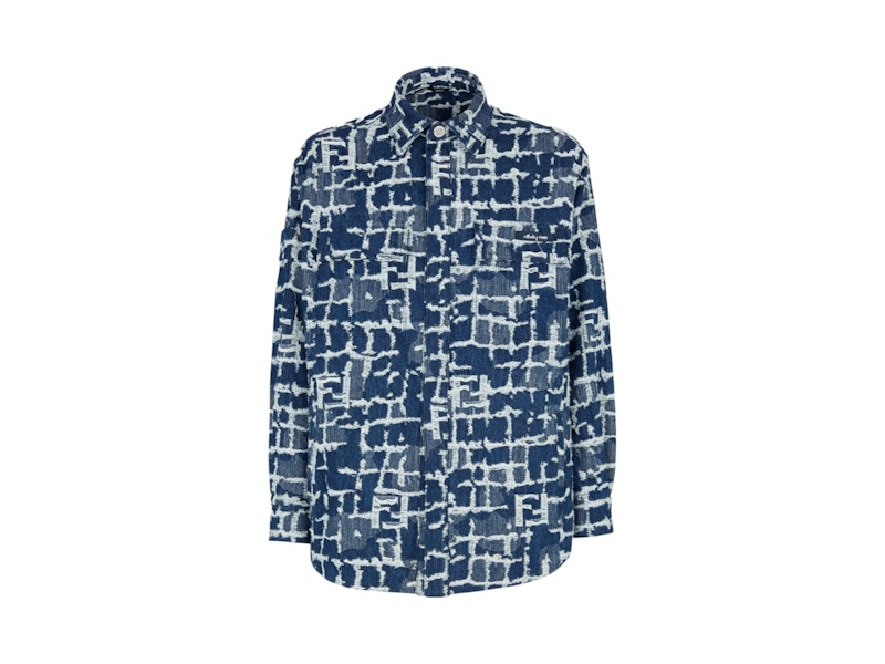 Fendi FF Logo Jacket Blauw
