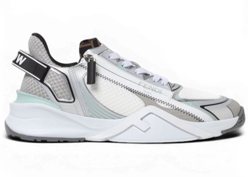 Fendi Flow Low Zilver