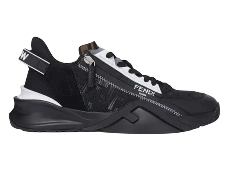 Fendi Flow Slip On Zwart