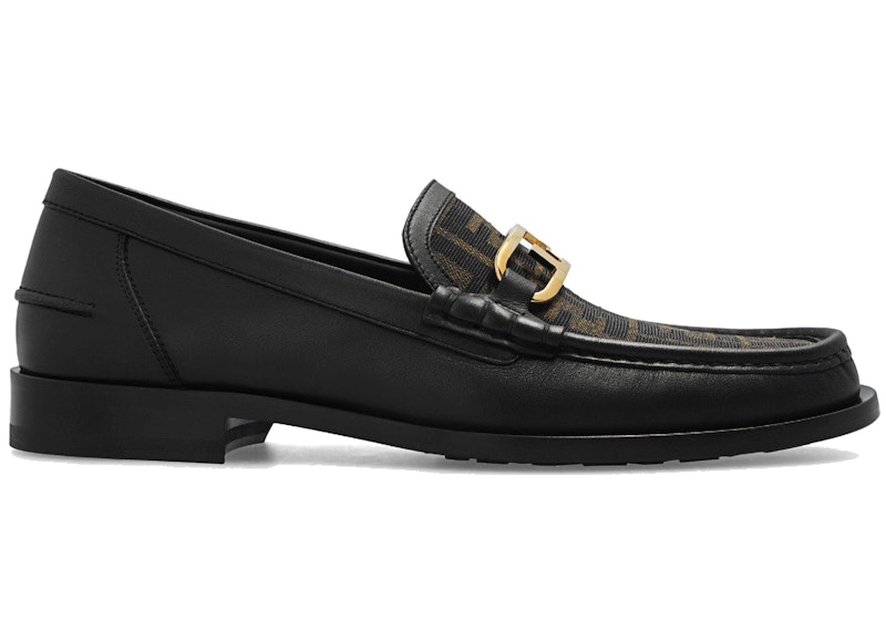 Fendi Lock Loafer Zwart