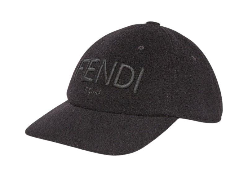 Fendi Wool Cap Zwart