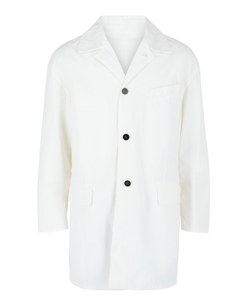 Ferragamo Button Front Sport Coat Wit