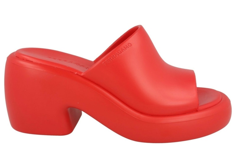 Ferragamo Deva Sandal Rood