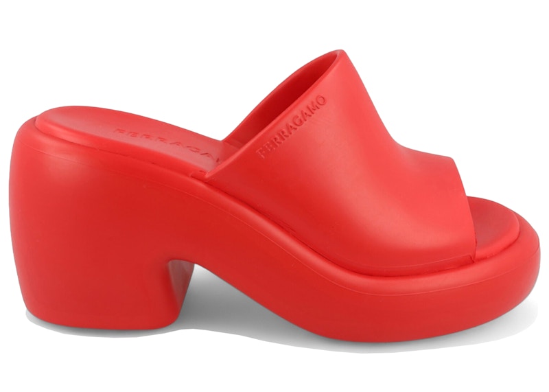 Ferragamo Deva Sandals Rood