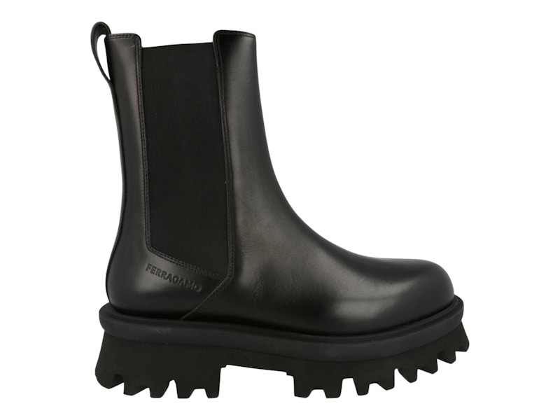 Ferragamo Flash Chelsea Boots Zwart