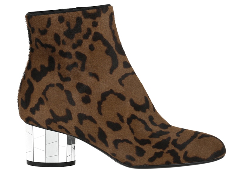 Ferragamo Florrie Booties Faux Leopard Multi Multicolor