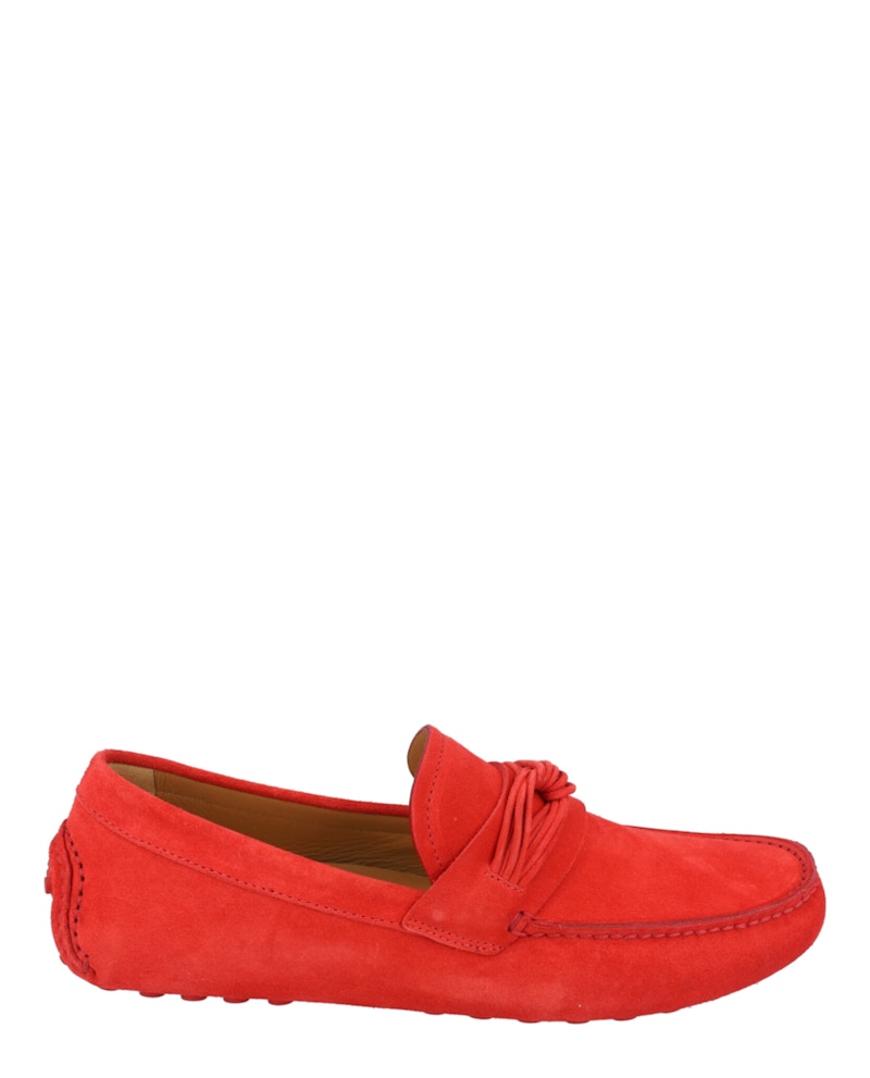 Ferragamo Forbes Suede Drivers Rood