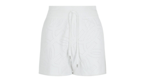 Ferragamo Gancini Pattern Drawstring Shorts Wit
