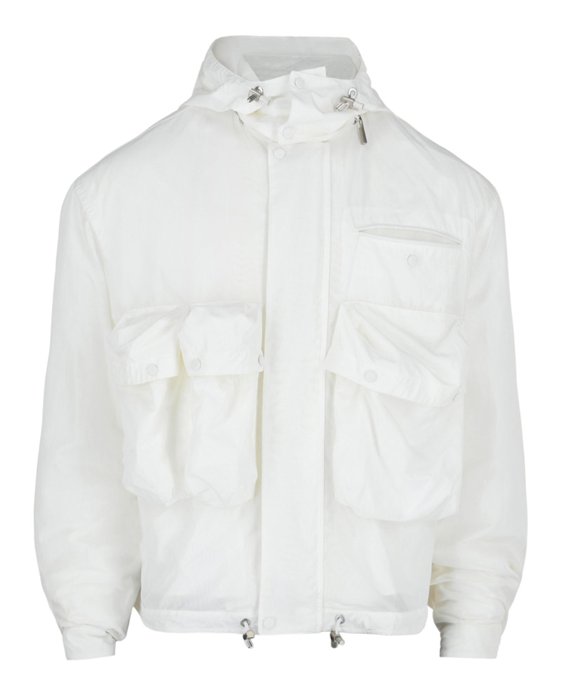 Ferragamo Hooded Utility Jacket Wit