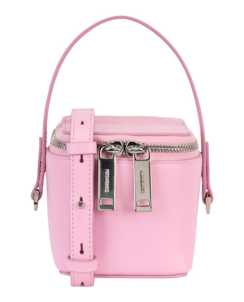 Ferragamo Micro Zip-Around Shoulder Bag Roze