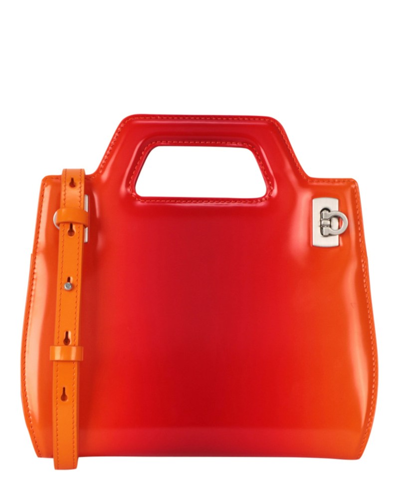 Ferragamo Mini Wanda Top Handle Oranje