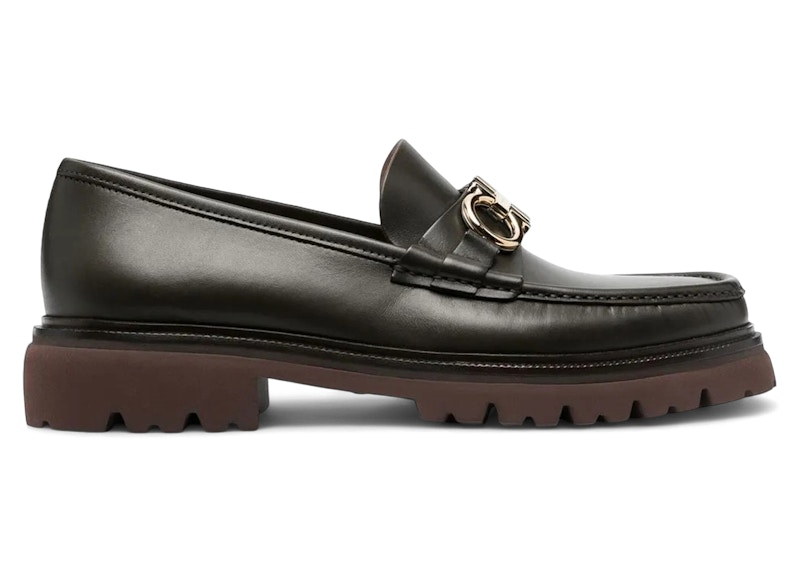 Ferragamo Ornament Slip-On Groen