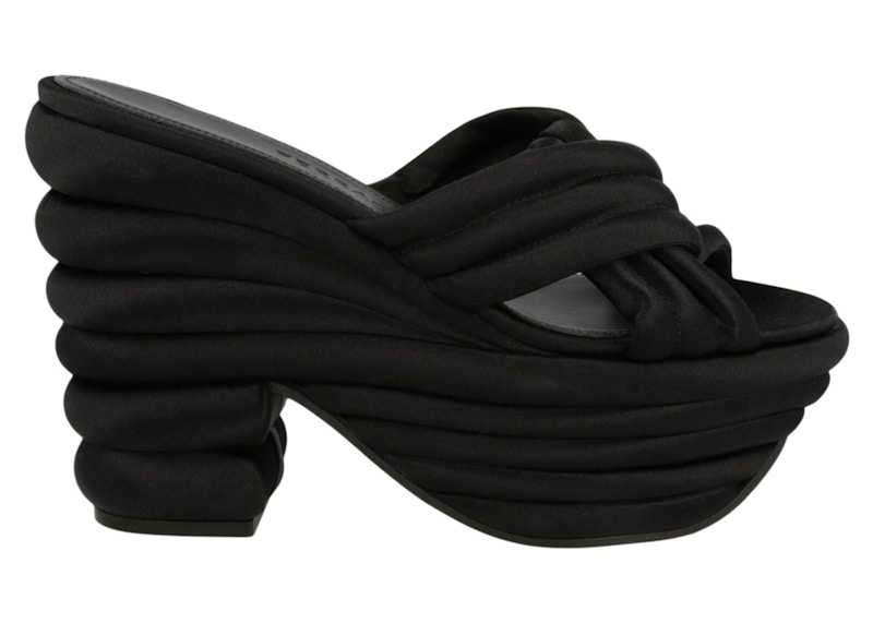 Ferragamo Rey Platform Sandals Zwart