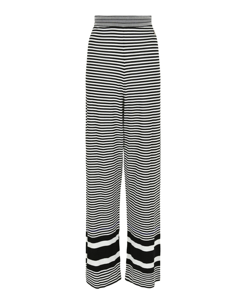 Ferragamo Striped Knit Pants Multi Multicolor