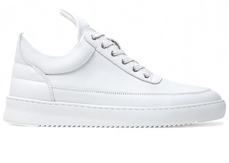 Filling Pieces Low Top Ripple Nappa Leather Wit