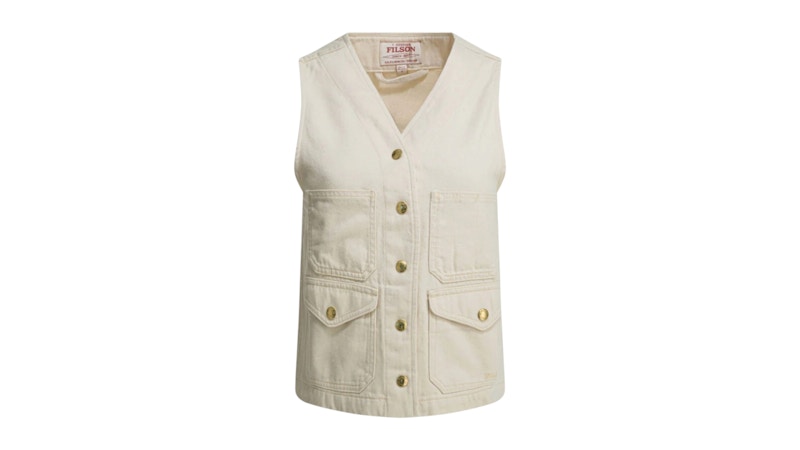 Filson Archive Cruiser Sleeveless Jacket Wit