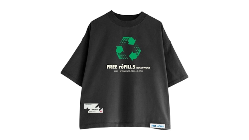 Free Refills FRR Tee Zwart