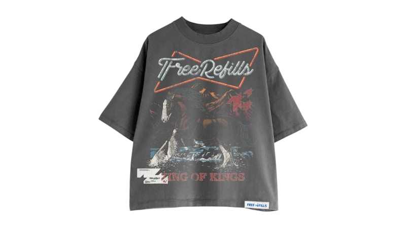 Free Refills Kings Tee Grijs