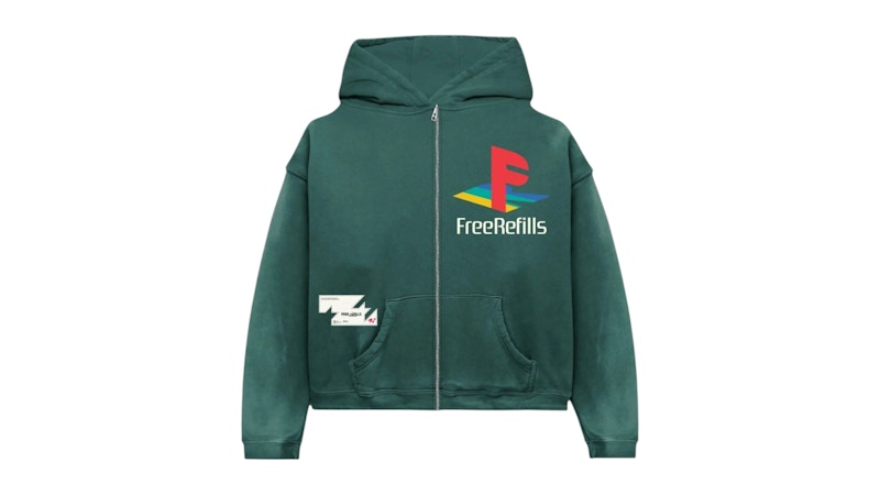 Free Refills Ps Hoodie Groen